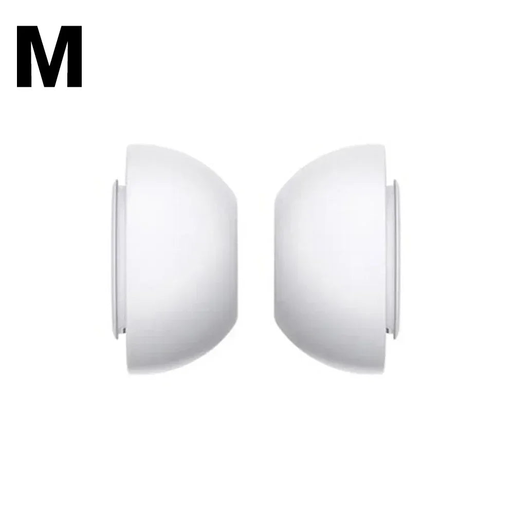 Embouts en Silicone pour AirPods Pro 1re et 2e Génération — XS/S/M/L, Blanc et Noir