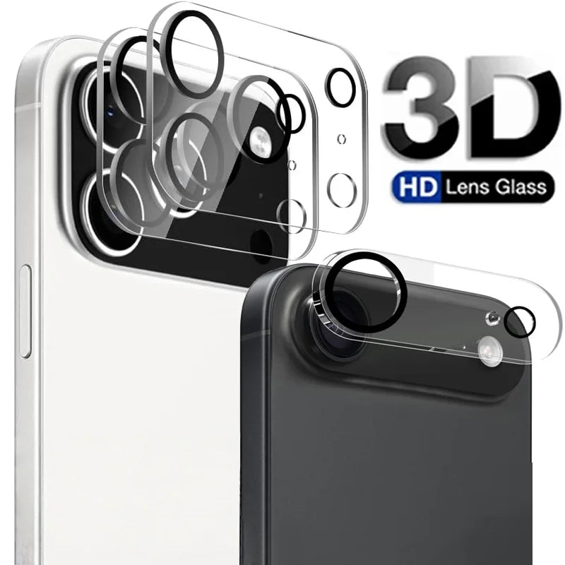Protecteur d’objectif en verre trempé pour iPhone — Lot de 1 à 5