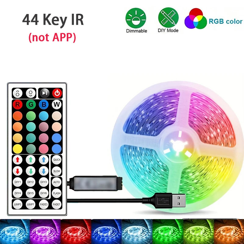 Ruban LED RGB 1M–40M décoration de chambre