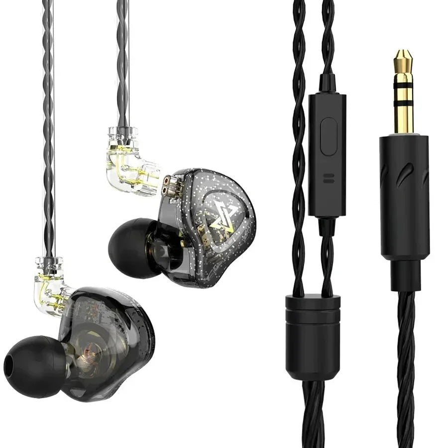 Écouteurs Filaires QKZ AK6 — Son Hi-Fi, Basses Puissantes & Micro Intégré
