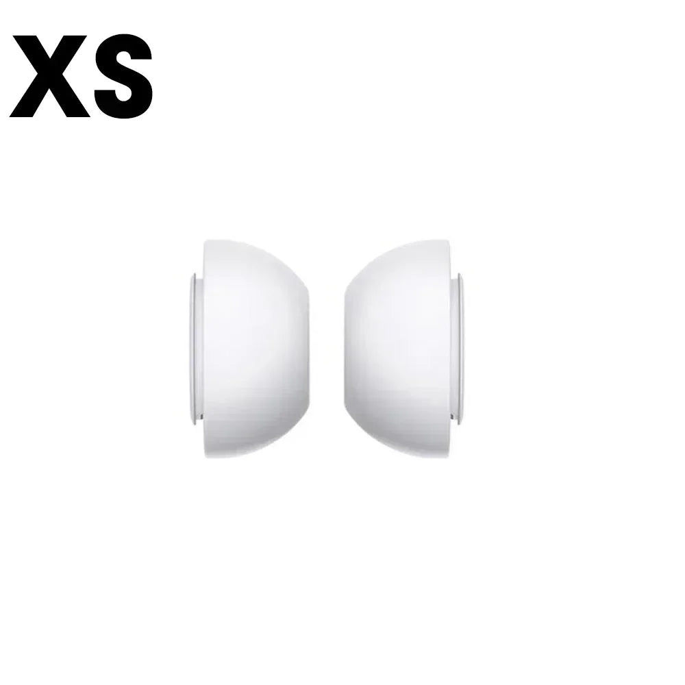Embouts en Silicone pour AirPods Pro 1re et 2e Génération — XS/S/M/L, Blanc et Noir