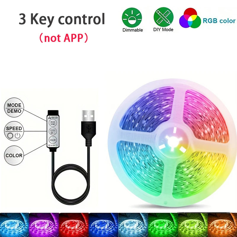 Ruban LED RGB 1M–40M décoration de chambre