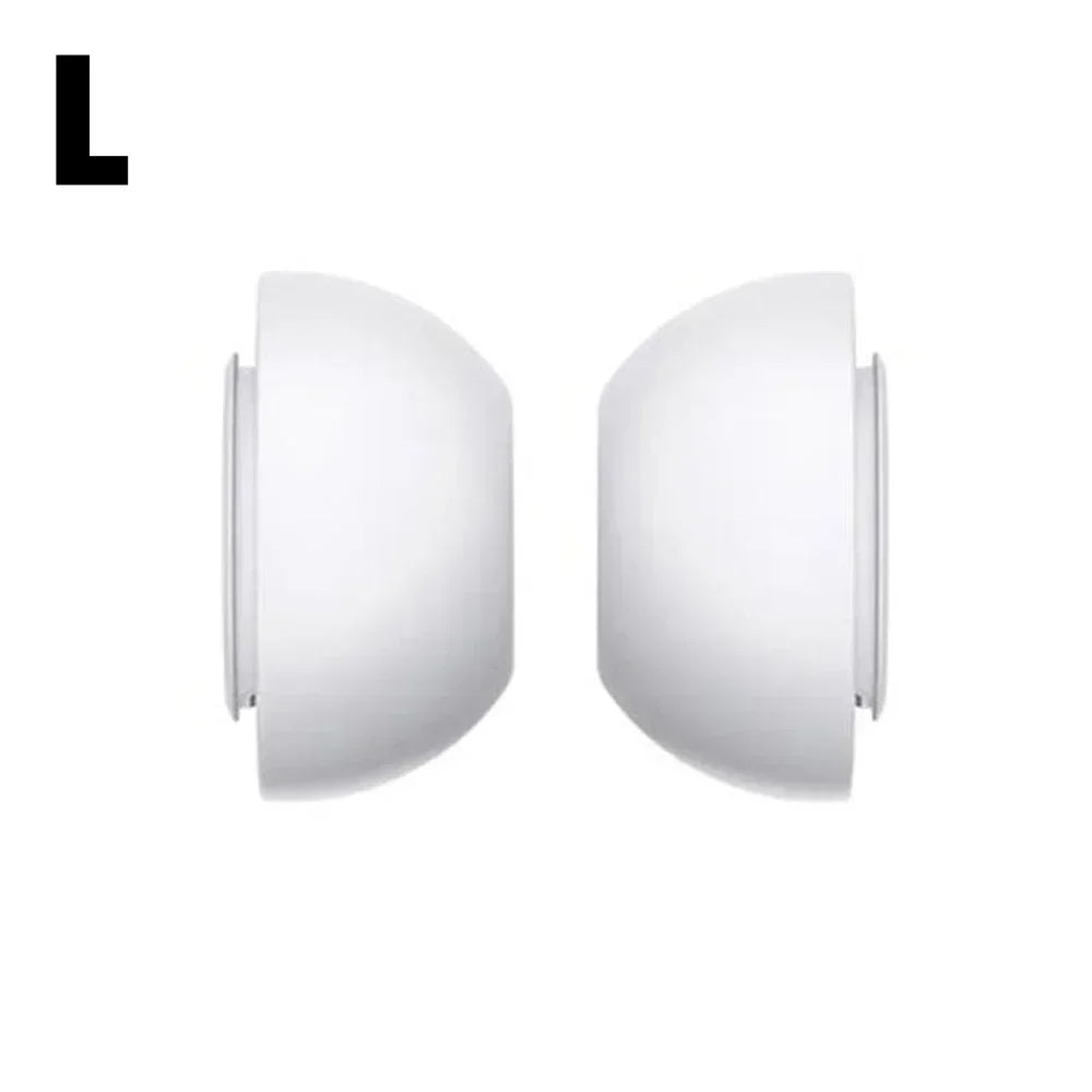 Embouts en Silicone pour AirPods Pro 1re et 2e Génération — XS/S/M/L, Blanc et Noir