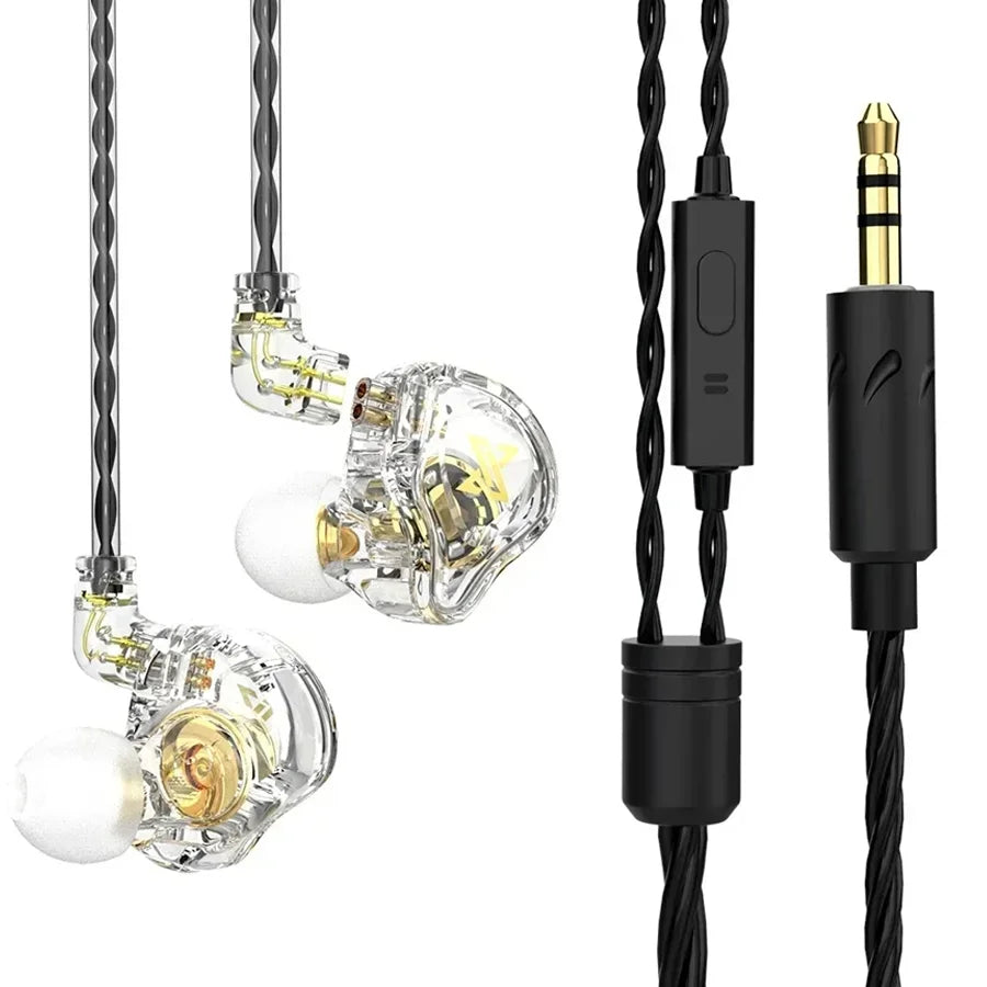 Écouteurs Filaires QKZ AK6 — Son Hi-Fi, Basses Puissantes & Micro Intégré