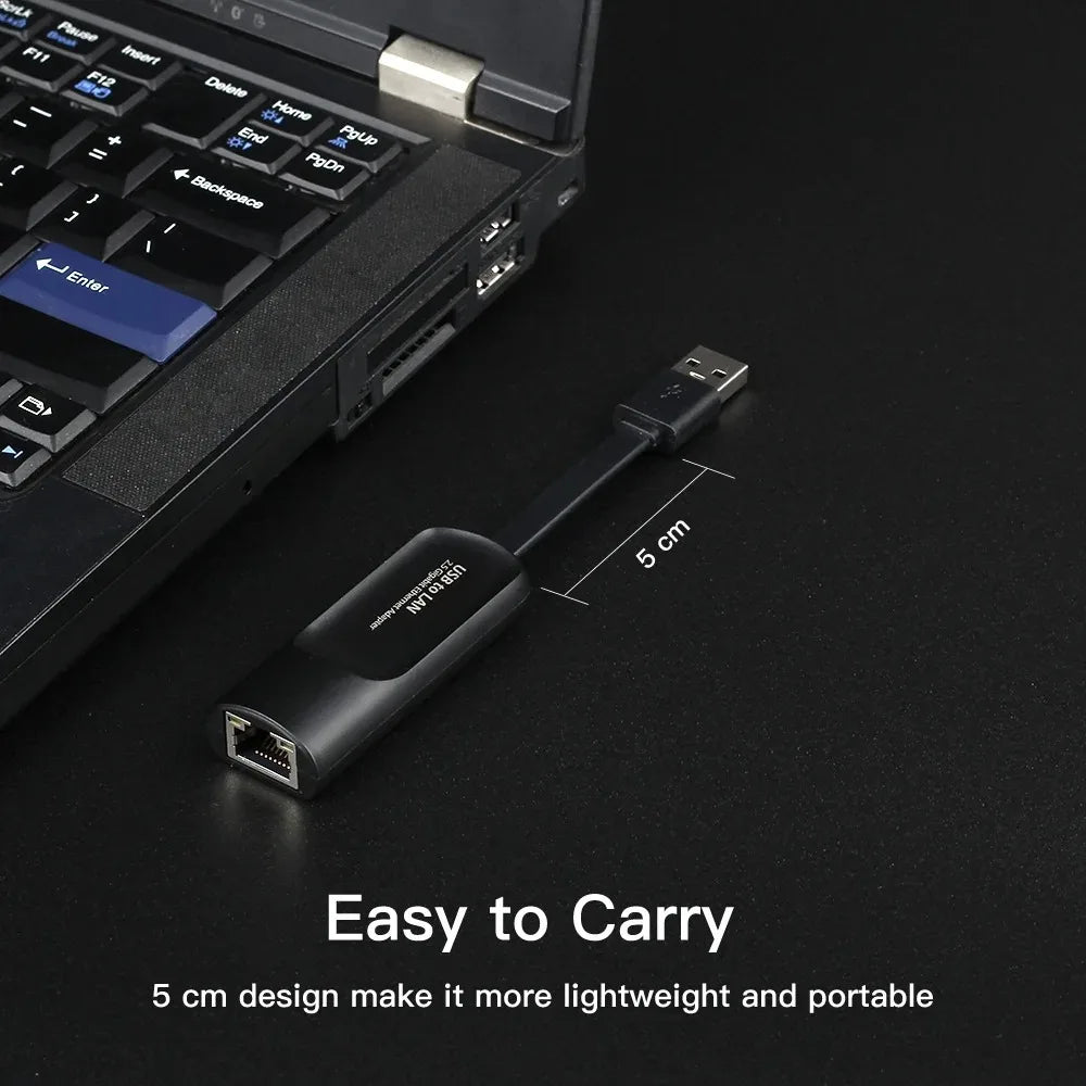 Adaptateur Ethernet 2.5G USB-C / USB 3.0 vers RJ45 — 2500 Mbps, Compatible MacBook & iPad