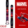 Montre numérique étanche MINISO Spiderman pour enfants et garçons – Bracelet sport, affichage LED