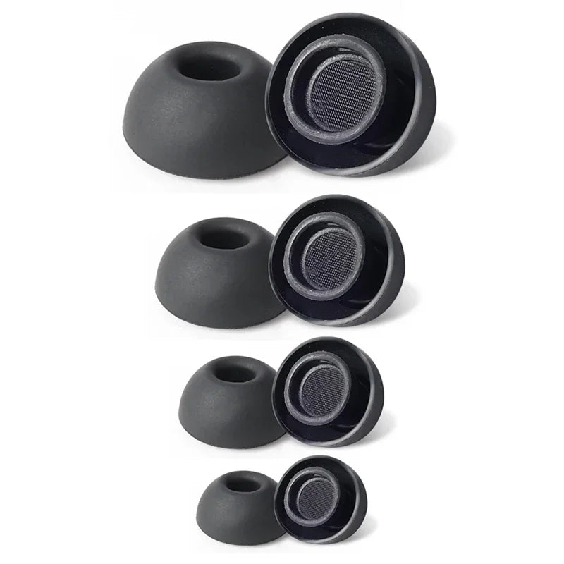 Embouts en Silicone pour AirPods Pro 1re et 2e Génération — XS/S/M/L, Blanc et Noir